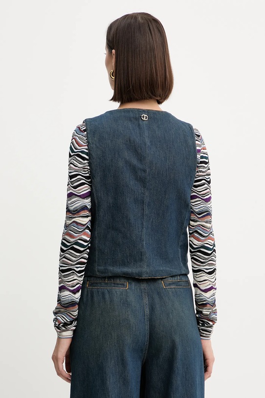 Rifľová vesta Twinset 252TP2561 tmavomodrá AW25