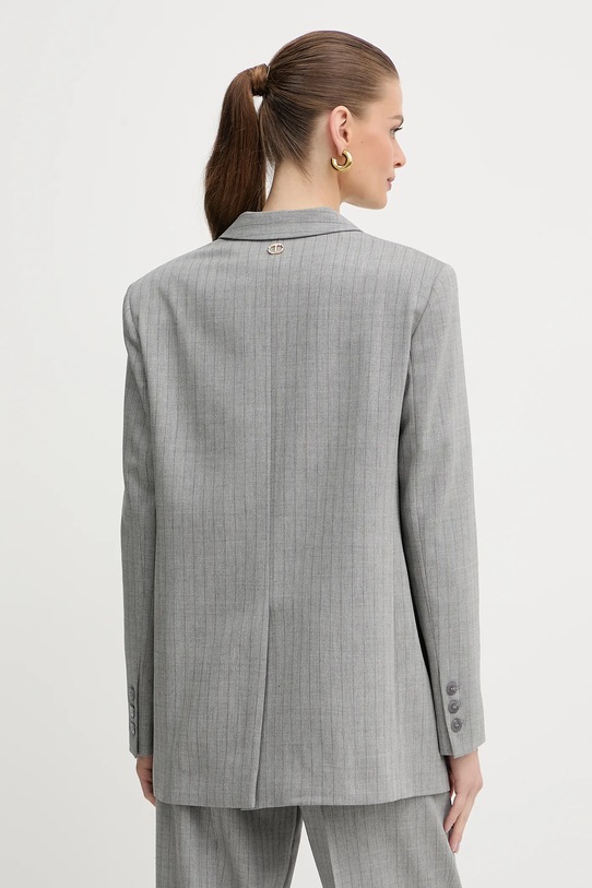 Ruházat Twinset blézer gyapjú keverékből 252TP2630 szürke