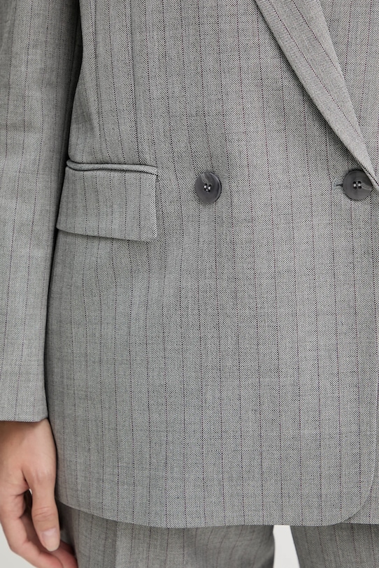 Twinset sacou din lână 252TP2630 gri