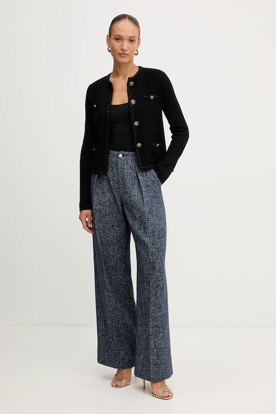 Suknjič z dodatkom volne Twinset 252TT3040 črna AW25