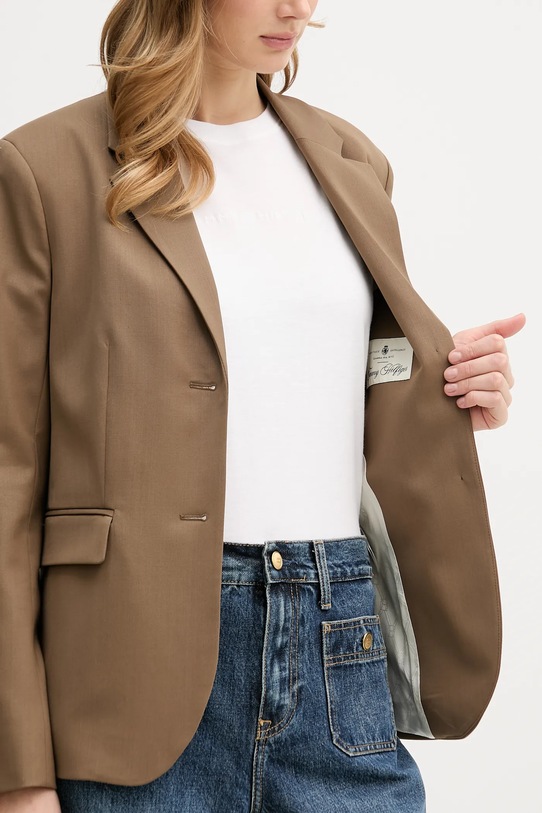 Tommy Hilfiger marynarka z dodatkiem wełny WW0WW46662