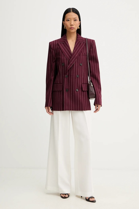 Bunda s prímesou vlny MAX&Co. 2528046042200 burgundské AW25