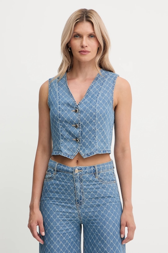 Morgan vestă cu captuseala albastru COSHEL