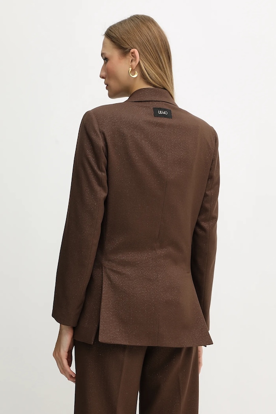 Ρούχα Σακάκι Liu Jo MF5158.T159A καφέ