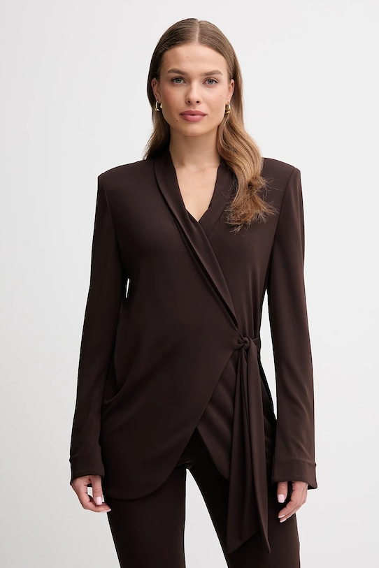 Gaudi marynarka dzianina brązowy 521FD34005