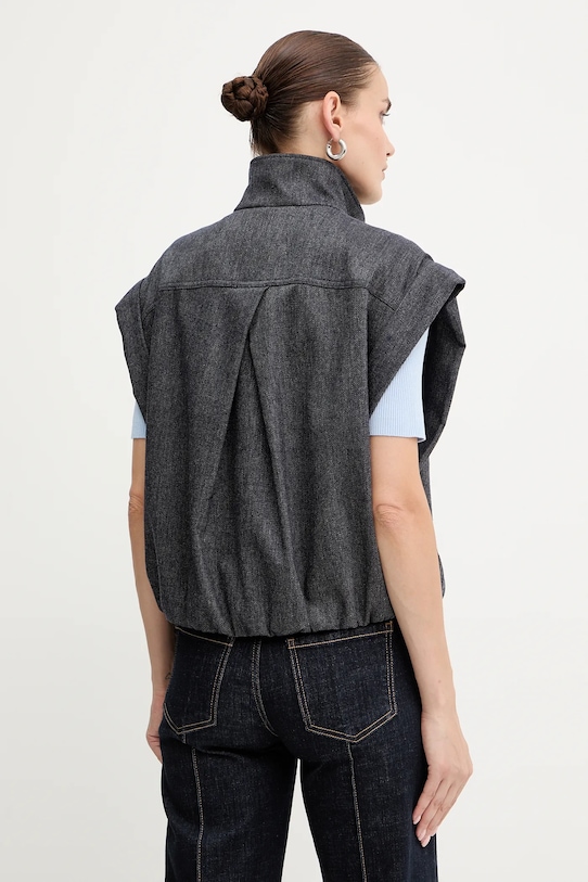 Abbigliamento BOSS Orange gilet con lana 50547683 blu navy
