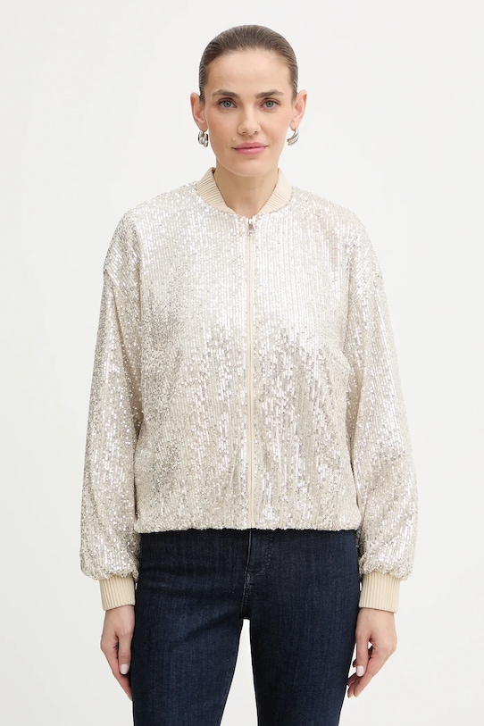 BOSS Orange marynarka aplikacja beżowy 50548336