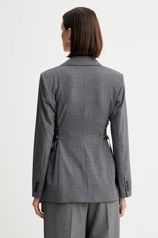 Odzież Marella marynarka z wełną 2523046014200 szary