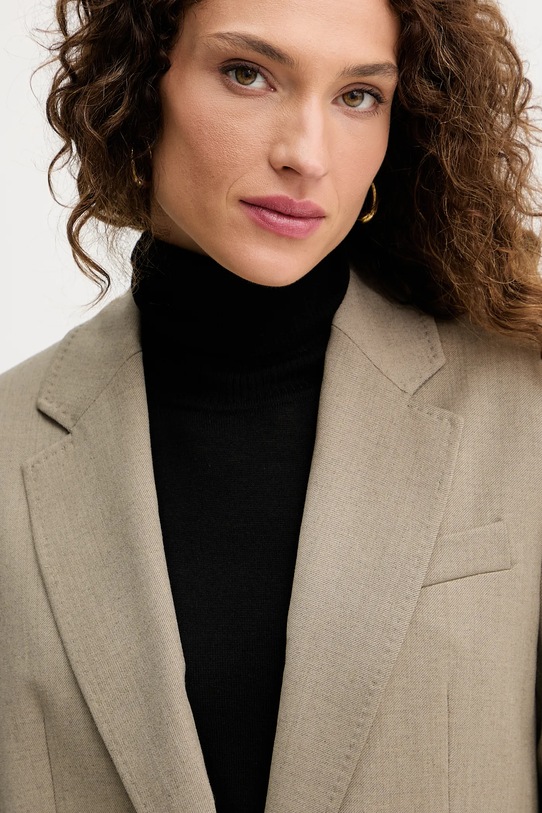 Μπουφάν με μαλλί Marella πράσινο 2523046101200