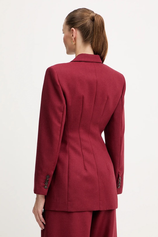 Odzież Marella marynarka wełniana 2523046052200 bordowy