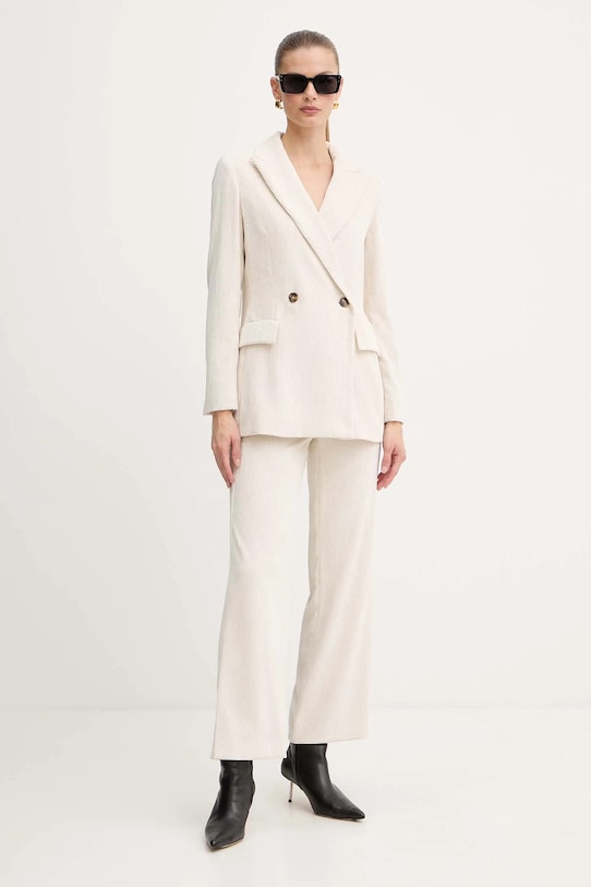 Marella geacă din velur Emme by Marella 2525046102200 bej AW25