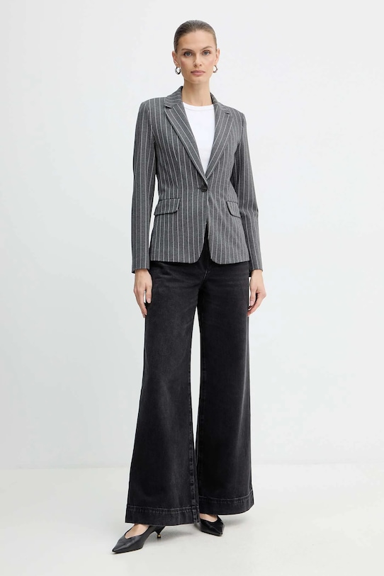 Marella marynarka Emme by Marella 2525916072200 szary AW25