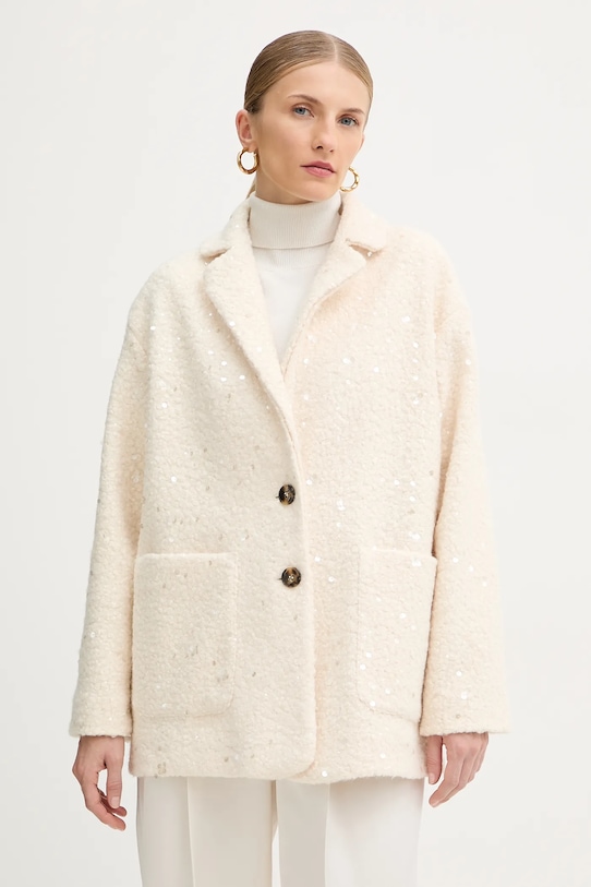 Пиджак Marella Emme by Marella с подкладкой бежевый 2525906062200