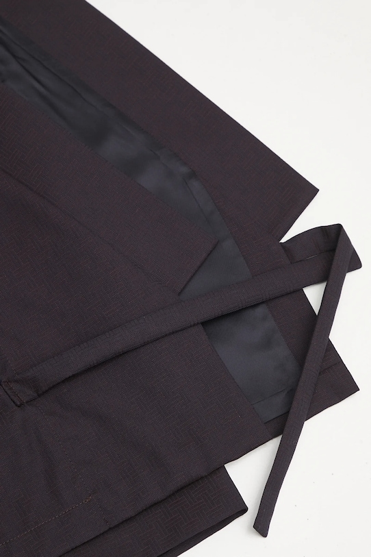 Μάλλινο σακάκι Kenzo Weave Kimono FF62VE0329ID σκούρο μπλε