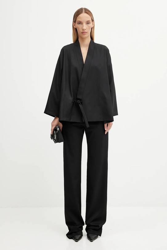 Kenzo marynarka wełniana Kimono FF62VE2749RA