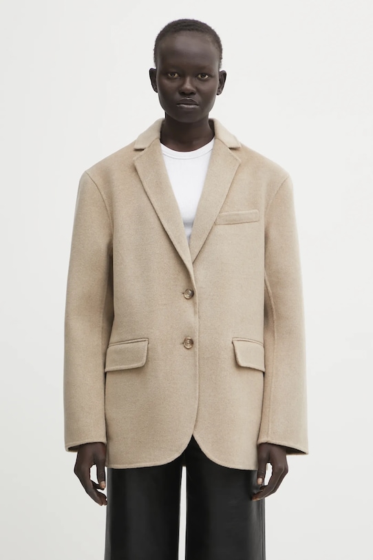 Vuneni sako Anine Bing quinn vuna bež A.01.11293