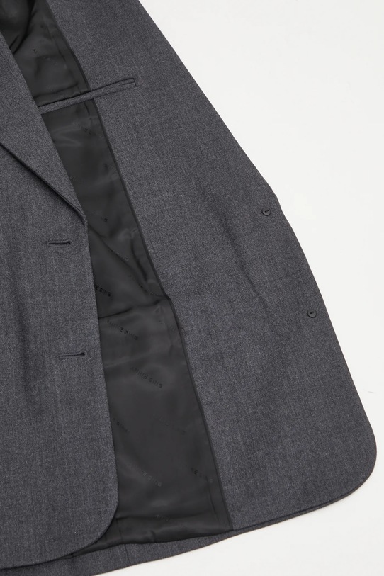 Anine Bing marynarka wełniana ross A.01.11467 szary