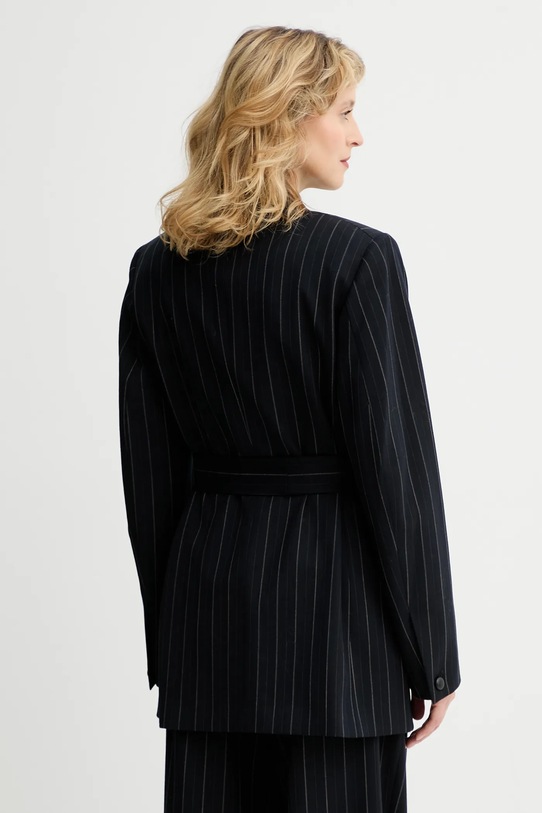 Odzież Rag & Bone marynarka z dodatkiem wełny RA8925F4MCN granatowy