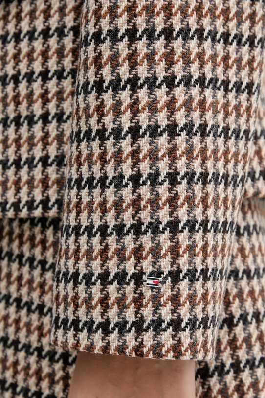 Вовняний піджак Tommy Hilfiger коричневий WW0WW48266
