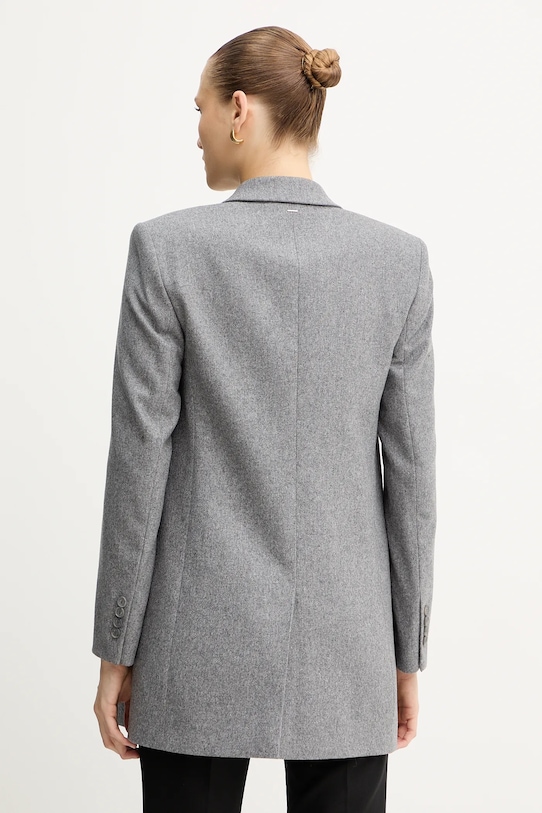 Îmbrăcăminte BOSS sacou din lână 50548736 gri