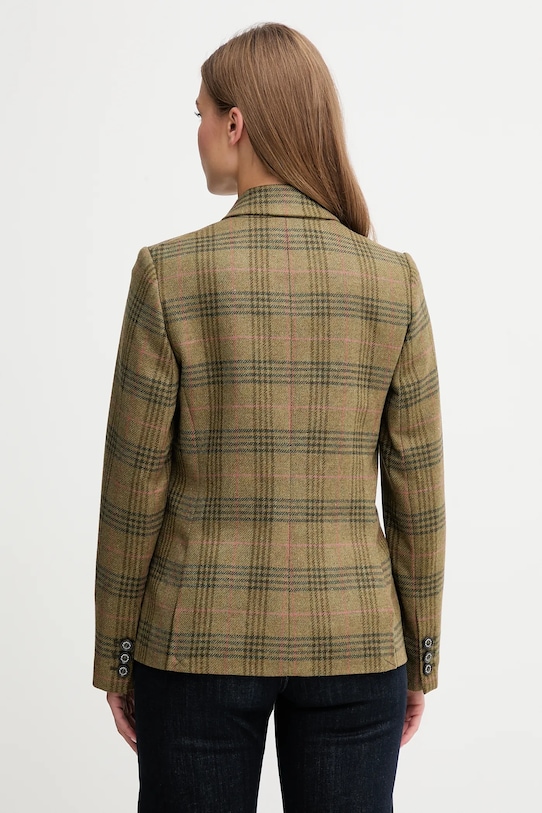 Odzież Barbour marynarka wełniana CARLBY LTA0129 zielony