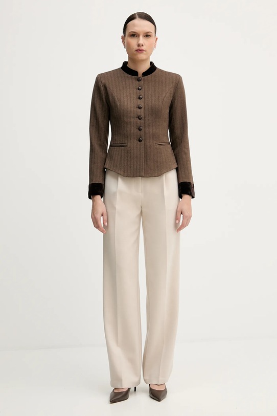 Hoss Intropia marynarka 5472062 brązowy AW25