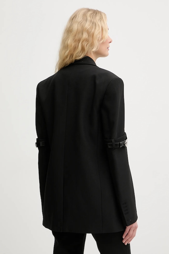 Odzież Coperni marynarka Logo Belted COPV37F3004 czarny