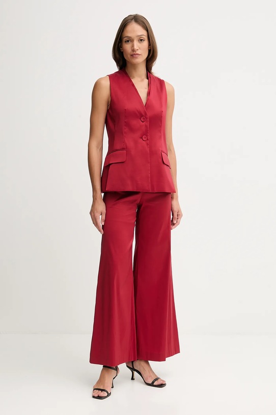 Pedro del Hierro vestă 7312261 burgundia AW25