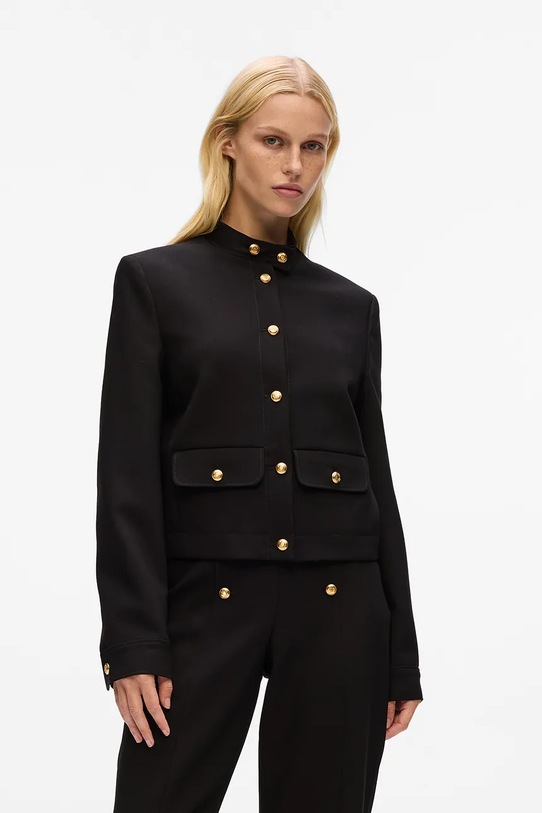Karl Lagerfeld marynarka tkanina czarny A4W14034