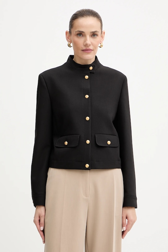 Σακάκι Karl Lagerfeld ύφασμα μαύρο A4W14034