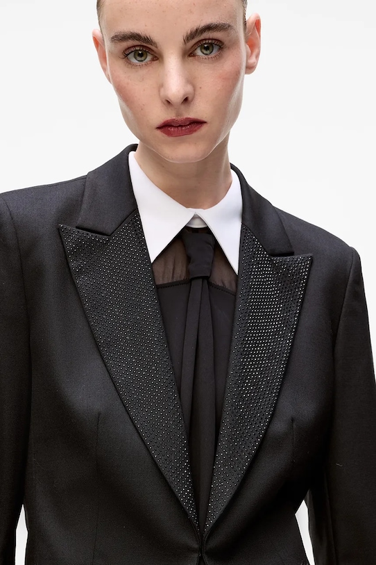 Karl Lagerfeld marynarka A4W14047 czarny AW25