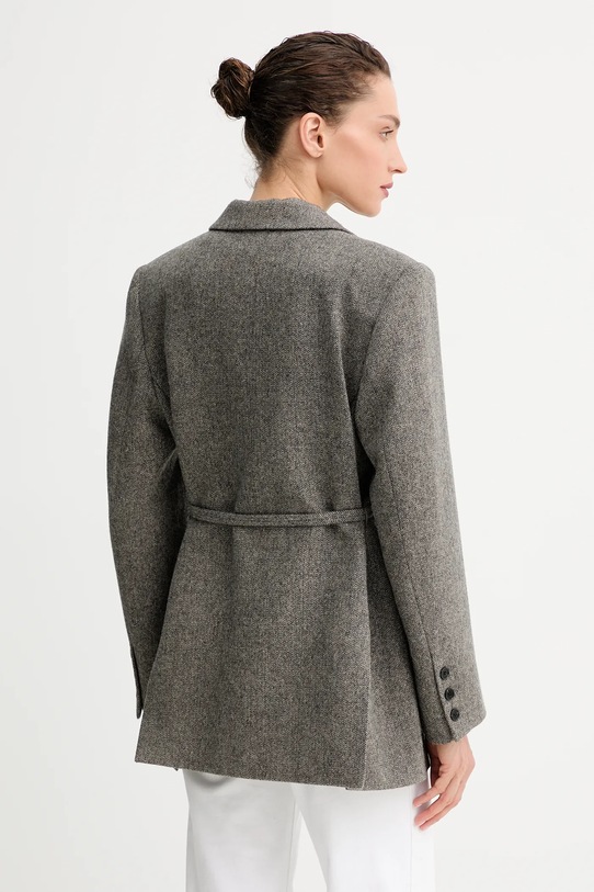 Oblečenie Bunda s prímesou vlny ISABELLE BLANCHE IS25FW.J082.T012 sivá