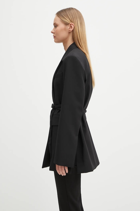 Vuneni sako Sportmax TUBINGA 2522046051600 crna AW25