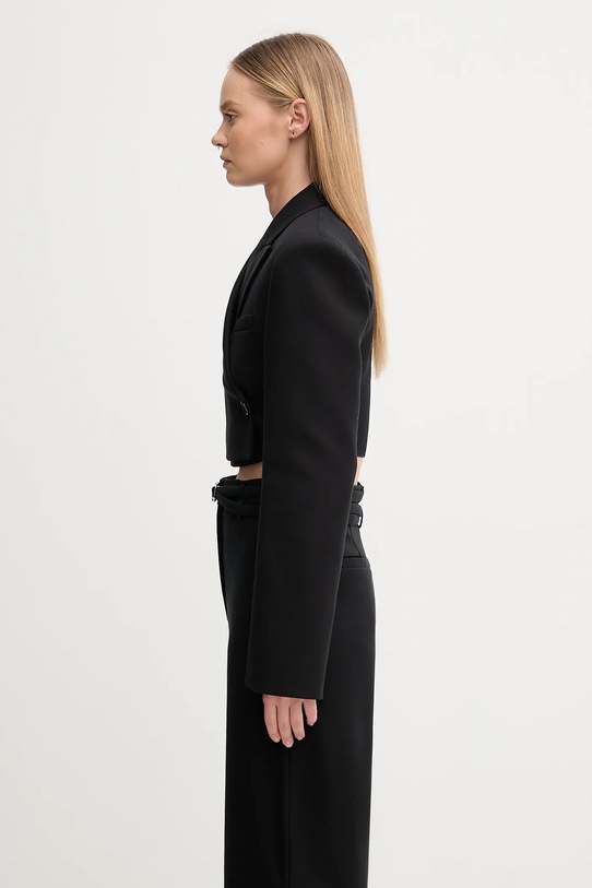 Sportmax marynarka GAVINO 2522046101600 czarny AW25