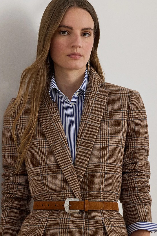 Lauren Ralph Lauren marynarka brązowy 200979814