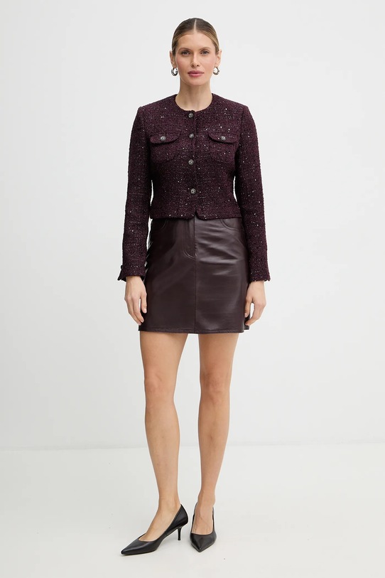 Morgan marynarka VIKAVA bordowy SS26