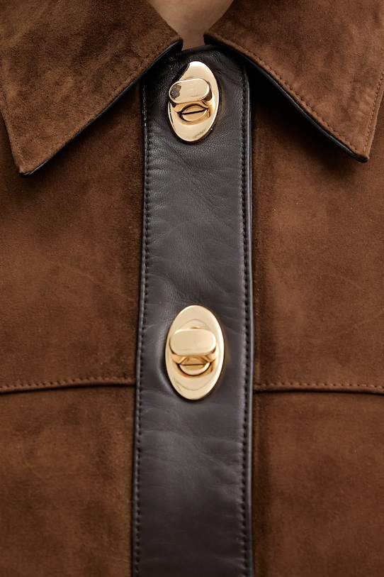 Retrofete geacă din piele intoarsa Nanna R.FW25.12093.19 maro