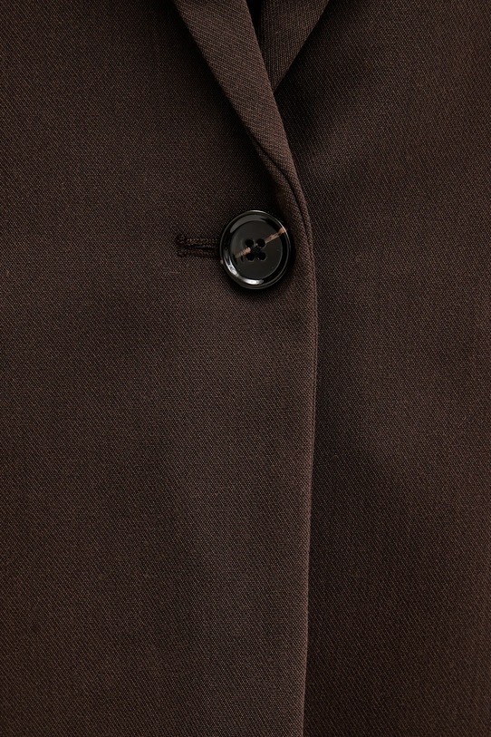 Σακάκι Abercrombie & Fitch KI144.5233.480 καφέ