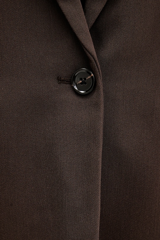 Σακάκι Abercrombie & Fitch KI144.5233.480 καφέ