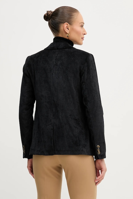 Ρούχα Μπουφάν με κορδόνι United Colors of Benetton 2Q5GDW03I μαύρο