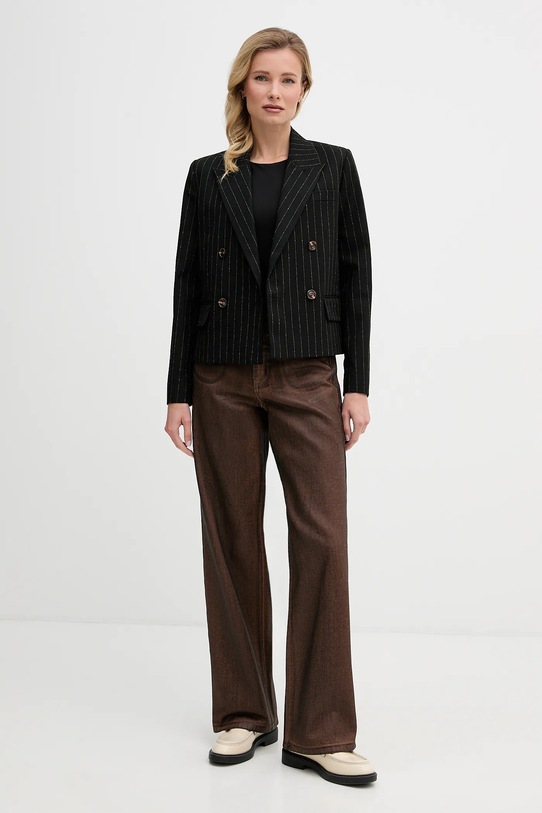 Σακάκι United Colors of Benetton 2TUDDW03F μαύρο AW25