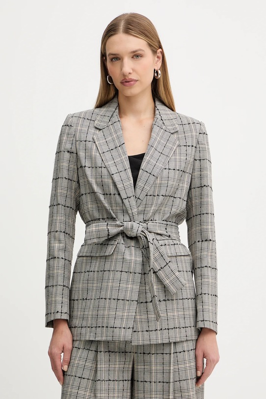 Twinset marynarka tkanina szary 252TP2180