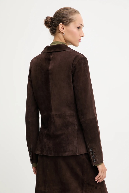 Odzież Never Fully Dressed marynarka zamszowa NFDOU409 brązowy