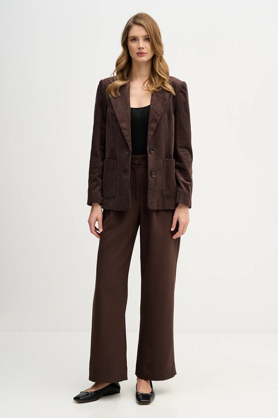 Sisley marynarka sztruksowa 29L0LW03J brązowy AW25