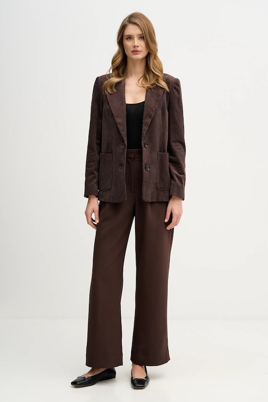 Sisley marynarka sztruksowa 29L0LW03J brązowy AW25