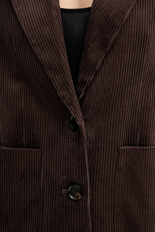 Sisley marynarka sztruksowa 29L0LW03J brązowy