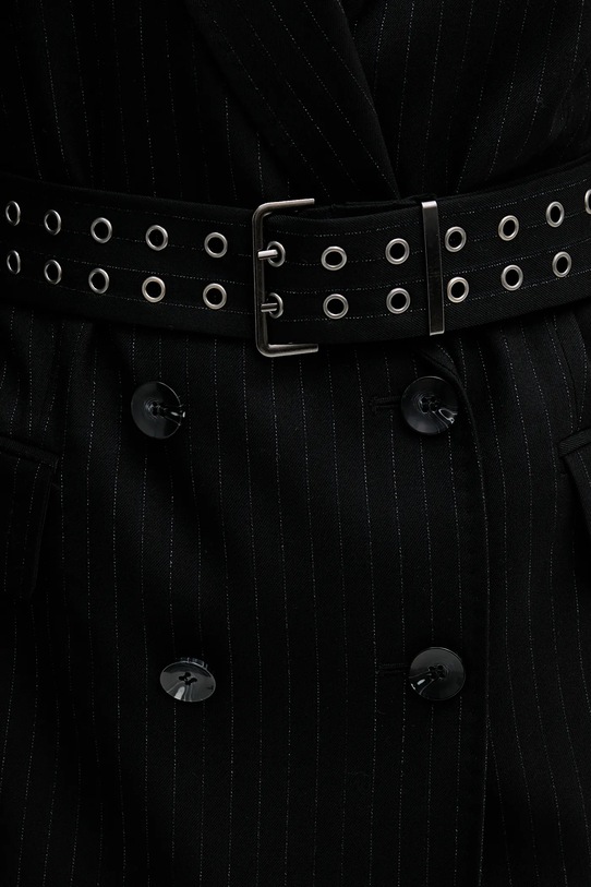 Suknjič Sisley 22T7LW03I črna