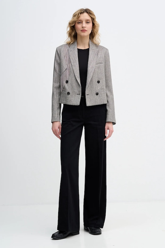 Піджак Sisley 2D12LW03P сірий AW25