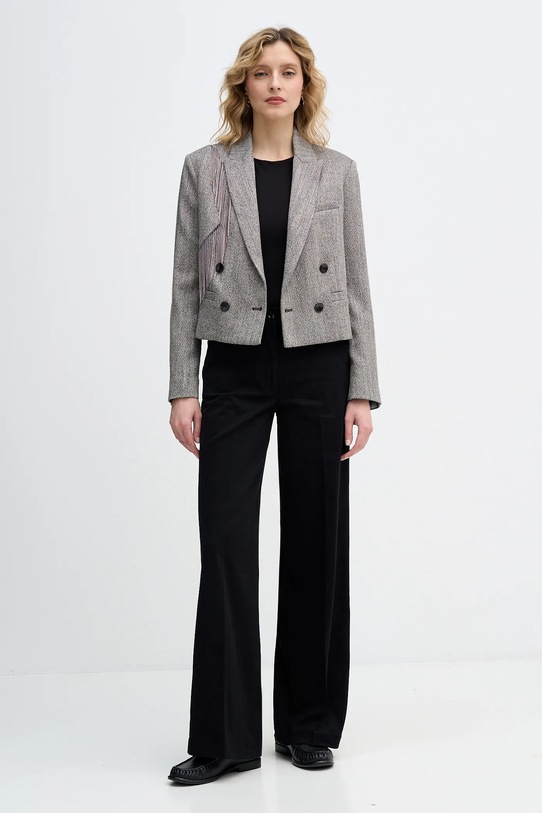 Sisley marynarka 2D12LW03P czarny AW25