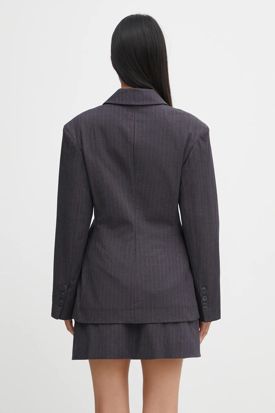 Odzież GANNI marynarka Stretch Stripe W0578 szary